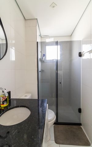 Apartamento à venda com 55m², 2 quartos e 1 vagaBanheiro
