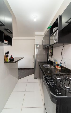 Apartamento à venda com 55m², 2 quartos e 1 vagaCozinha