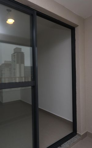 Apartamento para alugar com 26m², 1 quarto e sem vagaVaranda