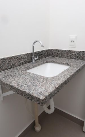 Apartamento para alugar com 26m², 1 quarto e sem vagaBanheiro da Suíte