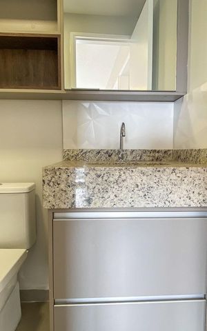Apartamento à venda com 47m², 2 quartos e sem vagaBanheiro