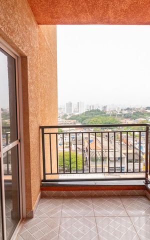 Apartamento para alugar com 44m², 2 quartos e 1 vagaVista do Quarto 1
