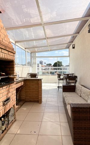Apartamento à venda com 168m², 3 quartos e 3 vagas Apartamento à venda com 168m², 3 quartos e 3 vagasChurrasqueira - Cobertura