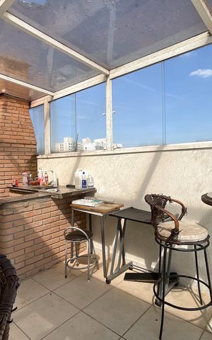 Apartamento à venda com 168m², 3 quartos e 3 vagas Apartamento à venda com 168m², 3 quartos e 3 vagasChurrasqueira - Cobertura