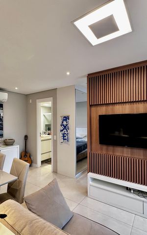 Apartamento à venda com 48m², 1 quarto e 1 vaga Apartamento à venda com 48m², 1 quarto e 1 vagaSala