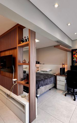 Apartamento à venda com 48m², 1 quarto e 1 vaga Apartamento à venda com 48m², 1 quarto e 1 vagaSacada Integrada