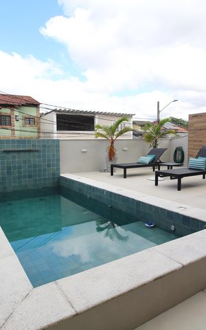 Casa de condomínio à venda com 370m², 4 quartos e 1 vagaPiscina