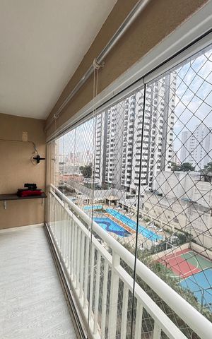Apartamento para alugar com 78m², 3 quartos e 2 vagas Apartamento para alugar com 78m², 3 quartos e 2 vagasSala - Sala de Jantar Varanda