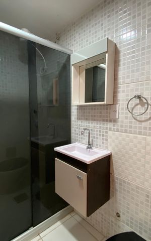 Apartamento à venda com 45m², 1 quarto e 1 vaga Apartamento à venda com 45m², 1 quarto e 1 vagaBanheiro
