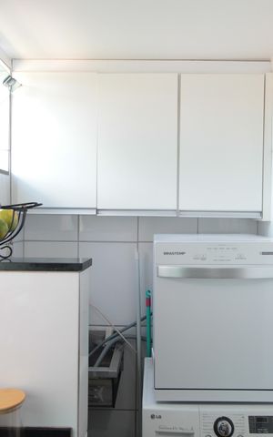 Apartamento à venda com 90m², 3 quartos e 1 vagaCozinha e Área de Serviço
