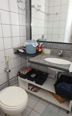 Apartamento para alugar com 100m², 3 quartos e 2 vagasBanheiro da Suíte 2