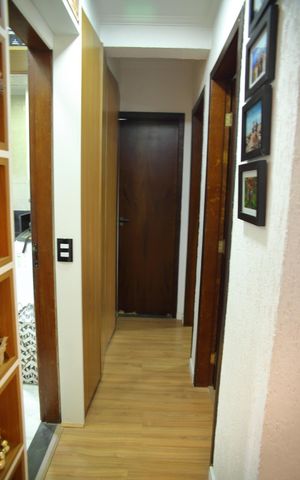 Apartamento à venda com 106m², 2 quartos e 2 vagasCorredor dos Quartos