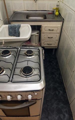 Studio à venda com 37m², 1 quarto e sem vagaCozinha