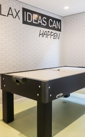 Apartamento para alugar com 25m², 1 quarto e sem vaga Apartamento para alugar com 25m², 1 quarto e sem vagaSalão de jogos