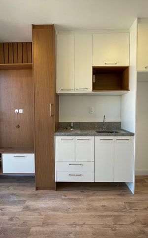 Apartamento para alugar com 25m², 1 quarto e sem vaga Apartamento para alugar com 25m², 1 quarto e sem vagaSala/Cozinha