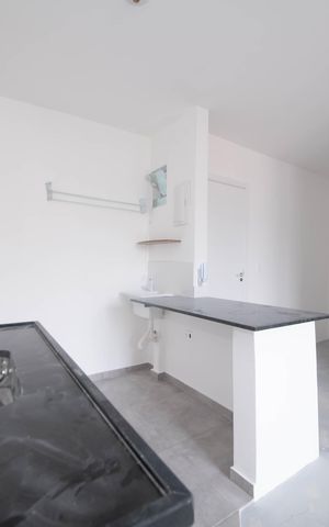 Apartamento à venda com 48m², 2 quartos e sem vagaCozinha - Lavanderia Integrada