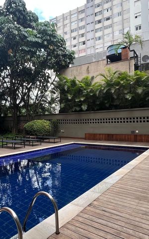 Apartamento à venda com 70m², 1 quarto e 2 vagas Apartamento à venda com 70m², 1 quarto e 2 vagasÁrea Comum - Piscina