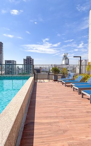 Studio à venda com 33m², 1 quarto e sem vaga Studio à venda com 33m², 1 quarto e sem vagaÁrea comum - Piscina