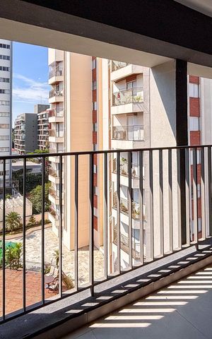 Studio à venda com 33m², 1 quarto e sem vaga Studio à venda com 33m², 1 quarto e sem vagaVaranda