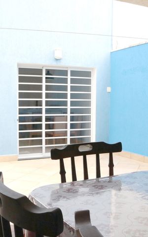 Casa à venda com 158m², 4 quartos e 2 vagasÁrea gourmet com churrasqueira