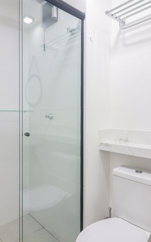 Apartamento à venda com 29m², 1 quarto e sem vaga Apartamento à venda com 29m², 1 quarto e sem vagaBanheiro