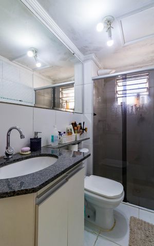 Apartamento para alugar com 45m², 2 quartos e 1 vaga Apartamento para alugar com 45m², 2 quartos e 1 vagaBanheiro