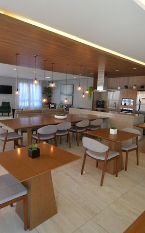 Apartamento para alugar com 67m², 3 quartos e 2 vagasÁrea comum - Salão de festas