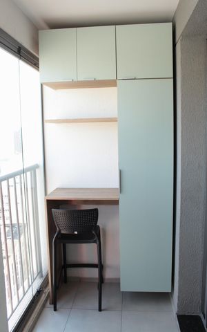 Studio à venda com 26m², 1 quarto e sem vagaVaranda Studio