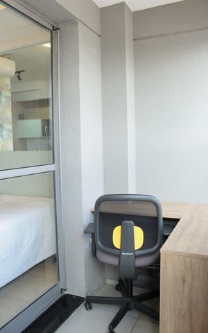 Studio à venda com 26m², 1 quarto e sem vagaVaranda Studio 
