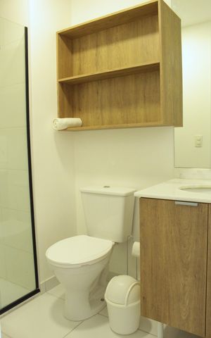 Studio à venda com 26m², 1 quarto e sem vagaBanheiro