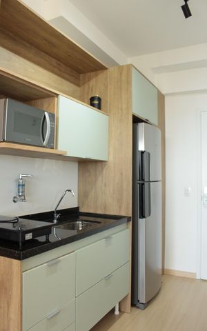 Studio à venda com 26m², 1 quarto e sem vagaStudio