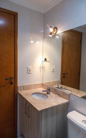 Apartamento para alugar com 69m², 3 quartos e 1 vaga Apartamento para alugar com 69m², 3 quartos e 1 vagaBanheiro Social