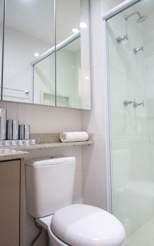 Apartamento à venda com 38m², 1 quarto e 1 vaga Apartamento à venda com 38m², 1 quarto e 1 vagaBanheiro