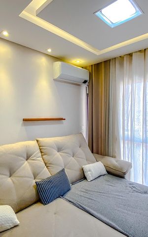 Apartamento à venda com 60m², 2 quartos e 2 vagasSala