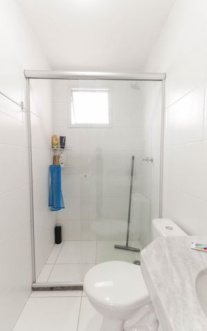 Apartamento à venda com 62m², 2 quartos e 1 vaga Apartamento à venda com 62m², 2 quartos e 1 vagaBanheiro da Suíte