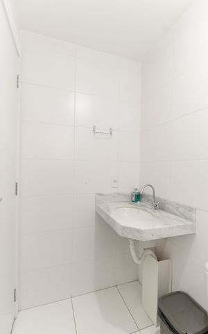 Apartamento à venda com 62m², 2 quartos e 1 vaga Apartamento à venda com 62m², 2 quartos e 1 vagaBanheiro Social