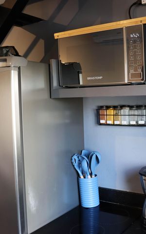 Studio à venda com 55m², 1 quarto e 1 vagaCozinha