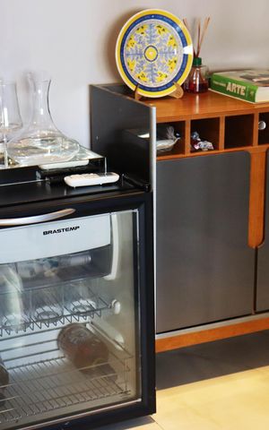 Studio à venda com 55m², 1 quarto e 1 vagaSala