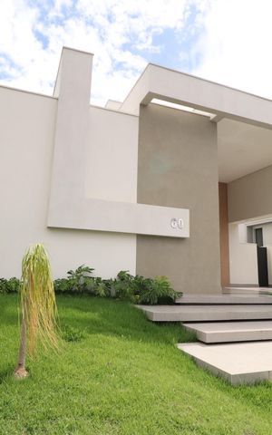 Casa de condomínio para alugar com 218m², 4 quartos e 2 vagasFachada