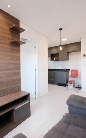 Apartamento à venda com 37m², 2 quartos e 1 vagaSala/Cozinha