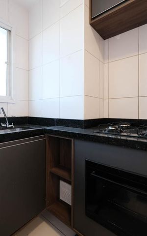 Apartamento à venda com 37m², 2 quartos e 1 vagaSala/Cozinha