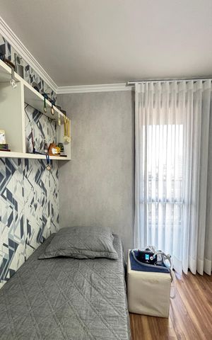 Apartamento à venda com 107m², 3 quartos e 2 vagas Apartamento à venda com 107m², 3 quartos e 2 vagasQuarto 1