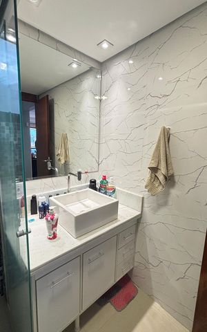 Apartamento à venda com 107m², 3 quartos e 2 vagas Apartamento à venda com 107m², 3 quartos e 2 vagasBanheiro