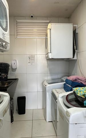 Apartamento para alugar com 40m², 1 quarto e 1 vaga Apartamento para alugar com 40m², 1 quarto e 1 vagaLavanderia
