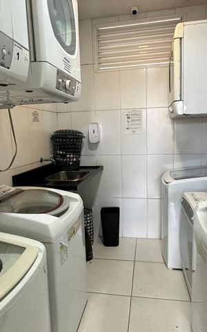 Apartamento para alugar com 40m², 1 quarto e 1 vaga Apartamento para alugar com 40m², 1 quarto e 1 vagaLavanderia