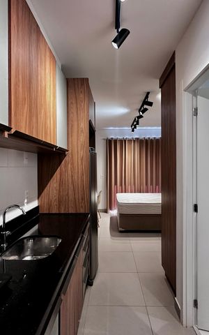Studio para alugar com 23m², 0 quarto e sem vaga Studio para alugar com 23m², 0 quarto e sem vagaCozinha