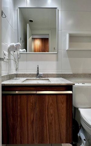 Studio para alugar com 23m², 0 quarto e sem vaga Studio para alugar com 23m², 0 quarto e sem vagaBanheiro