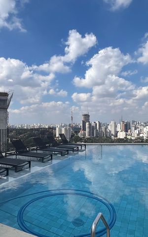 Apartamento à venda com 42m², 1 quarto e 1 vaga Apartamento à venda com 42m², 1 quarto e 1 vagaÁrea comum - Piscina