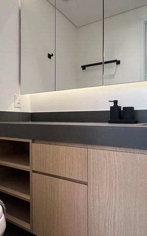 Apartamento à venda com 42m², 1 quarto e 1 vaga Apartamento à venda com 42m², 1 quarto e 1 vagaBanheiro da Suíte