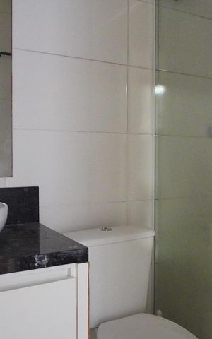 Casa para alugar com 104m², 3 quartos e 2 vagasBanheiro 